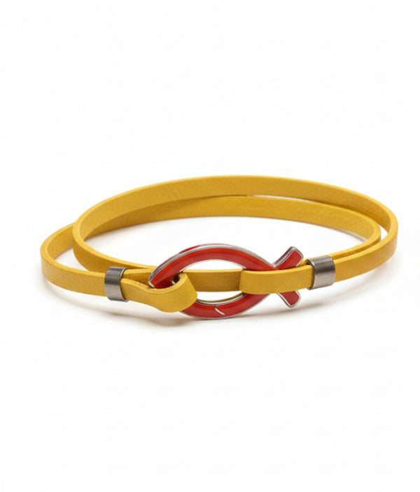 Bracciale Gimmi arancione/marrone