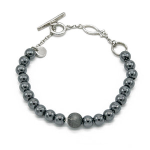 Unique Hematite Bracelet - halibutgioielli