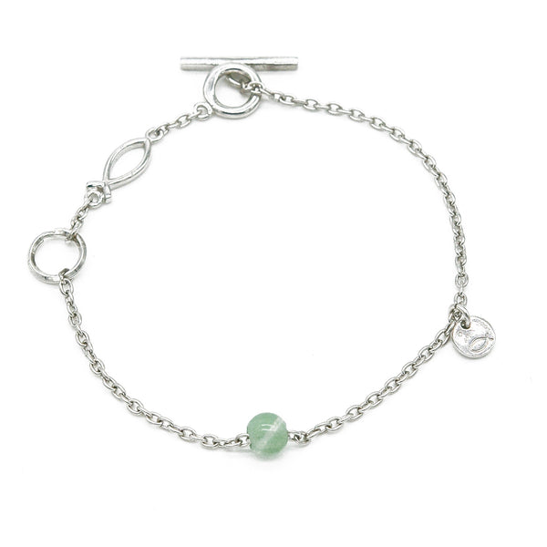 Pacific Green Aventurine Bracelet - halibutgioielli